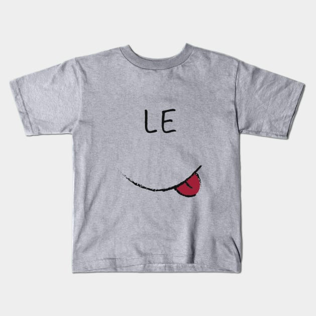 SMILE IN SWEDISH Kids T-Shirt by carleson